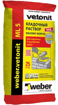 Кладочный раствор ML5