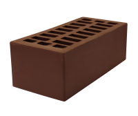 Кирпич керамический утолщенный лицевой коричневый