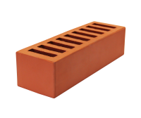 Кирпич керамический евро одинарный лицевой красный
