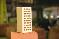 Кирпич керамический утолщённый, Солома светлая