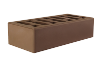 Кирпич одинарный, коричневый
